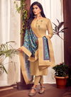 Cream Colour VARDAN NAGMA 2 Ethnic Wear Ready Made Jam Cotton Suit Collection 4025